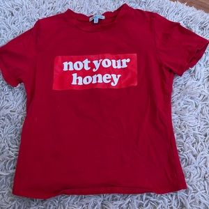 Not your honey red top